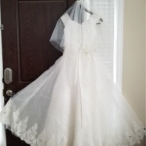 Wedding dress and accessories bundle